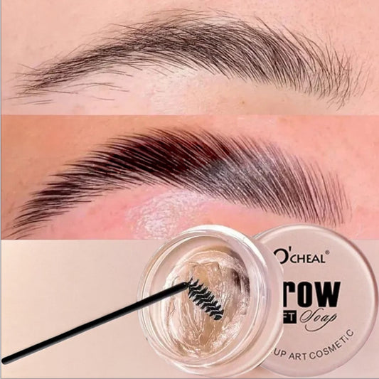 1 Stück Waterproof 3D Augenbrauen Styling Creme Schnell Trocknendes Make-up Augenbrauen Sculpting Soap Natürliche Wild Brow Pomade Setting Gel Wachs