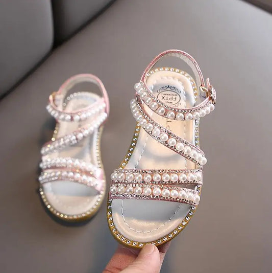 Mädchen Sandalen Sommer Mode Kinder Baby Mädchen Bling Strass Prinzessin Einzelnen Sandalen Für Kleine Große Mädchen Schuhe