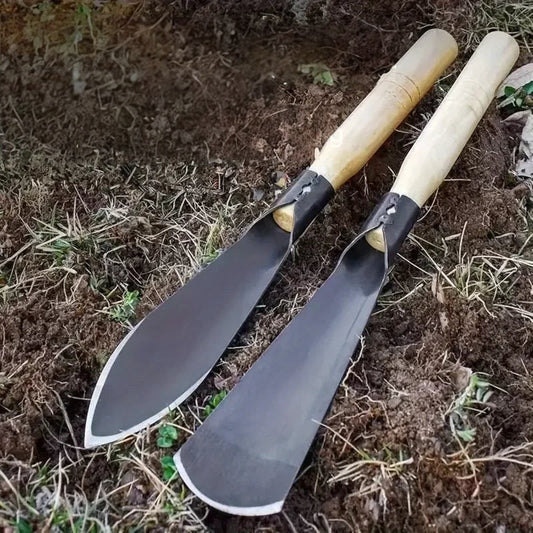 Multifunktionales Gartenwerkzeug – Schaufel zum Graben, Wildgemüse Ernten, Blumen Pflanzen, Erde Verdicken und Unkrautjäten