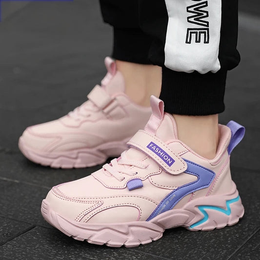 Sport Mädchen Freizeitschuh Leder 5-16Jahre Junge Tenis Schuh Outdoor Kinder Running Sneaker Anti Slip Soft Sole Walking Footwear