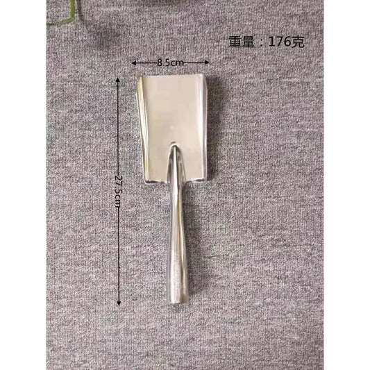 Mini Gartenwerkzeug-Set – 3-teiliges Edelstahl Set mit Schaufel, Rechen und Pflanzwerkzeugen für Garten, Topfpflanzen und Bodenumschlag