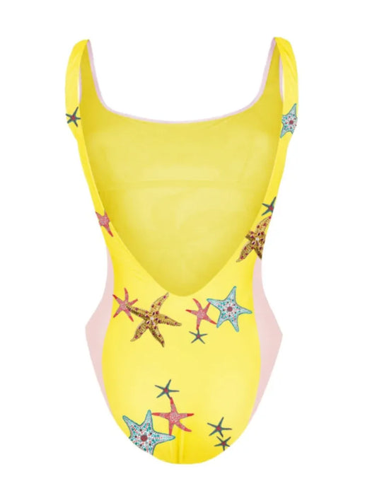 Sexy High-Waist Bikini-Set für Damen – Sommer 2025 | Bedruckter Zweiteiler ohne Bügel mit Pads