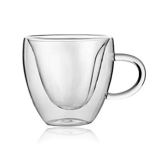 Herz Liebe geformt Glas Becher doppelwandige Kaffeetasse isoliert Tee Milch Zitronensaft Wasser Tasse hitzebeständig Trinkgeschirr Liebhaber Geschenk