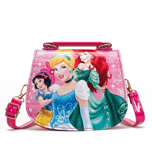 Disney Frozen 2 Elsa & Anna Prinzessinnen-Handtasche für Kinder – Stylische Schultertasche für Mädchen | Offizielles Modell von MINISO