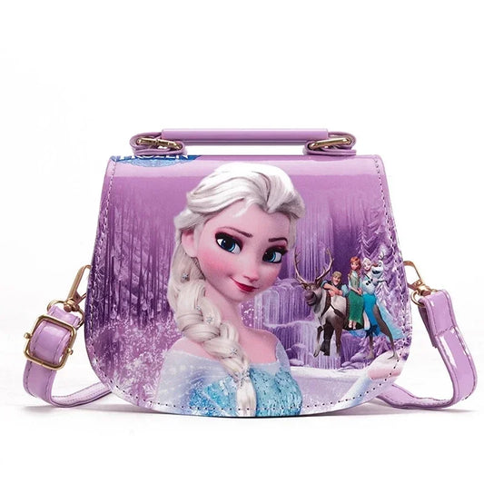 Disney Frozen 2 Elsa & Anna Prinzessinnen-Handtasche für Kinder – Stylische Schultertasche für Mädchen | Offizielles Modell von MINISO