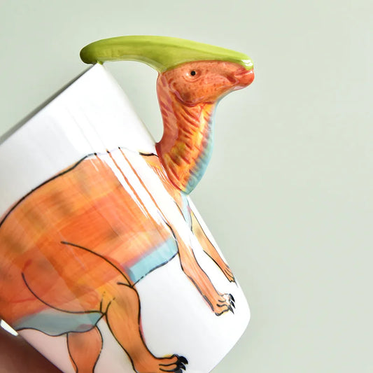 Kreative Dinosaurier Geformt Wasser Tasse Niedlichen Tier Keramik Becher Büro Wasser Tasse Frühstück Tasse Geschenk Kaffee Becher Hause Dekoration