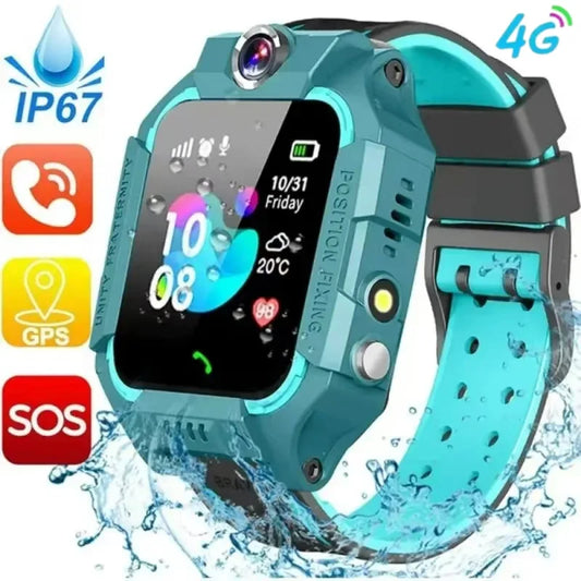Kinder 4G Smart Uhr SOS GPS Standort Sim Karte Anruf Kind SmartWatch Kamera Wasserdichte Uhr Geschenk Für Ios Android kinder Geschenk