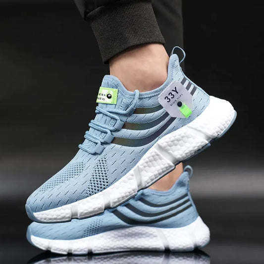 Herren Freizeit-Sportschuhe - Atmungsaktive, leichte Mesh-Sneakers für Outdoor-Lauf, Jogging und Walking
