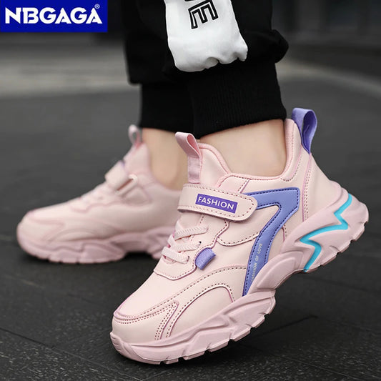 Sport Mädchen Freizeitschuh Leder 5-16Jahre Junge Tenis Schuh Outdoor Kinder Running Sneaker Anti Slip Soft Sole Walking Footwear