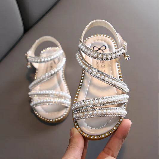 Mädchen Sandalen Sommer Mode Kinder Baby Mädchen Bling Strass Prinzessin Einzelnen Sandalen Für Kleine Große Mädchen Schuhe