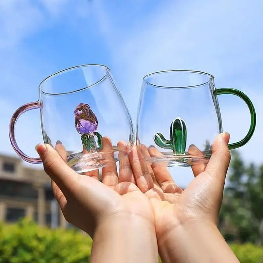 ✨ Transparente Glastasse – Spülmaschinenfest & Umweltfreundlich | 1 Stück