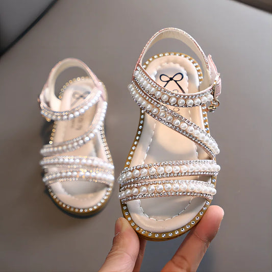Mädchen Sandalen Sommer Mode Kinder Baby Mädchen Bling Strass Prinzessin Einzelnen Sandalen Für Kleine Große Mädchen Schuhe